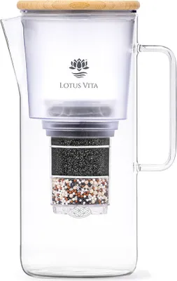 Produktbild von Lotus Vita Wasserfilter-Kanne Katara 1,4L - Natura Plus