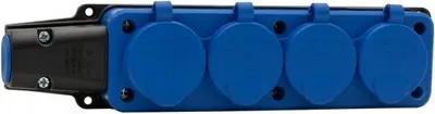 Immagine prodotto di Presa in gomma, ciabatta 4x230V 16A IP54 blu