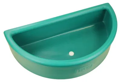 Produktbild von Suevia Futtertrog halbrund Mod. 212+Ablaufstopfen - 160.0212