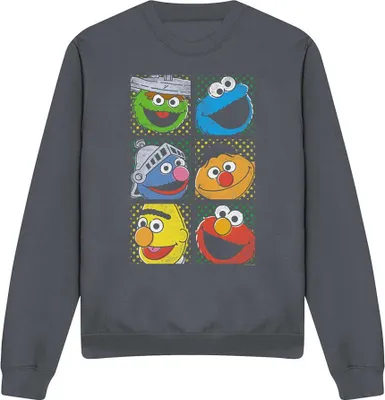 Produktbild von Sesame Street - Sweatshirt für Herren/Damen Uni TV21351 (S) (Holzkohle)