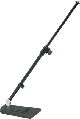 Obrázok produktu pre König & Meyer 23400-300-55, Rovný stojan na mikrofón, Základňa na stôl, Čierna, Oceľ, 3/8", 170 mm