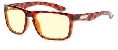 Produktbild von Gunnar Optiks Intercept 24K, Rechteck, Gaming, Schwarz, Orange, Nylon-Polymer, Mittlere/große Passform, Bernstein