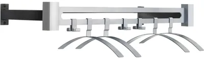 Produktbild von Kerkmann Wandgarderobe Montana 32655114 silber Metall 100,0 x 12,5 cm, 1 St.