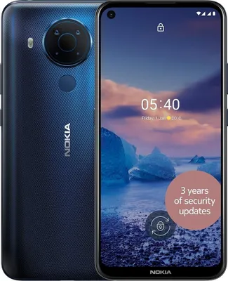 Obrázek produktu pro Nokia 5.4 modrá (TA-1337) 48MP fotoaparát s umělou inteligencí, 16,2 cm (6,39 palce), 4 GB/64 GB, smartphone s Androidem