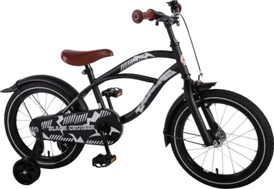 Image de Vélo enfant Volare Black Cruiser - Garçons - 16 pouces - Noir
