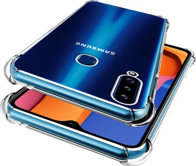 Produktbild von Galaxy A20S Hülle, LaimTop Crystal Transparent Weich TPU Bumper Stoßfest Fallschutz Schutzhülle für Samsung Galaxy A20S