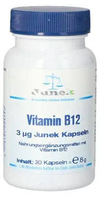 Immagine prodotto di Bios Vitamin B12 3 µg, capsule Junek, confezione da 30 capsule