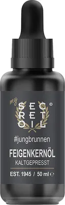Produktbild von mySecretOil Feigenkernöl 50ml kaltgepresst 100% Natur - Hautschutz, Hautalterung, Haarschutz, Haarpflege