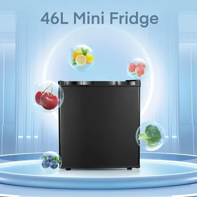 Immagine prodotto di Mini frigorifero - Mini bar - Modello da tavolo - Piccolo frigorifero - Frigorifero compatto - Capacità: 46 litri - Con scomparto congelatore