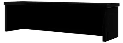 Produktbild von Stapelbares Küchenregal schwarz 60x15x16cm aus Holzwerkstoff