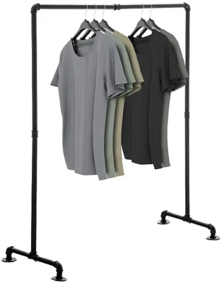 Produktbild von CLP Kleiderständer Jersey,schwarz 120 cm