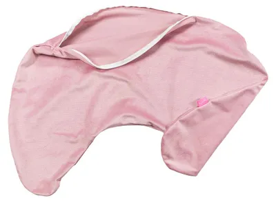 Produktbild von BabyUniverse Samtkissenbezug, kleiner Stillkissenbezug - Puderrosa