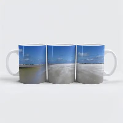 Image de tasse raxxa premium "Am Nordseestrand" (sur la plage de la mer du Nord)