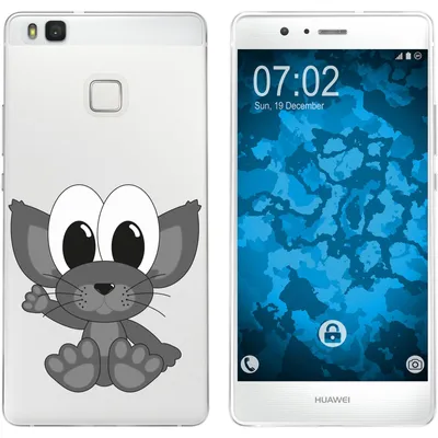 Produktbild von PhoneNatic Case kompatibel mit Huawei P9 Lite Silikon-Hülle Cutiemals M5