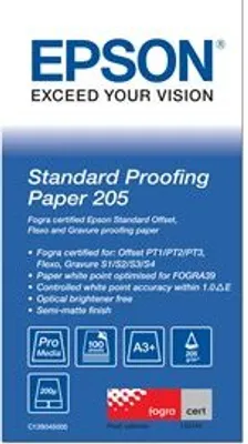 Productafbeelding van Epson C13S045005 Proefdrukpapier - DIN A3+ - 329 mm x 483 mm - 205 g/m² - 100 vellen
