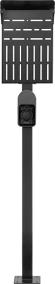 Produktbild von InLine Universal Wallbox-Standfuß mit EV-Ladekabel Halterung, schwarz, 6,66 kg, 1 Stück(e), 300 mm, 1175 mm, 133 mm, 8,74 kg
