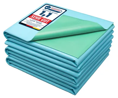 Image de Bâche stabilisée aux UV pour la création d'étangs de jardin, d'étangs à poissons et de ruisseaux GD-0223 (8 x 8 m, bleu-vert)
