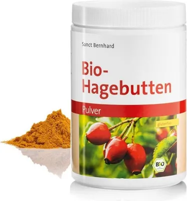 Produktbild von Sanct Bernhard Öko-Hagebuttenpulver 500 g BI5299