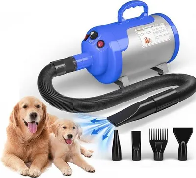 Obrázek produktu pro Fén pro psy s nastavitelnou rychlostí a tichým chodem