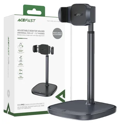 Obrázok produktu pre ACEFAST E12, Mobilný telefón / smartfón, Pasívny držiak, Stôl, Čierna