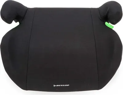 Produktbild von Kindersitzerhöhung mit Armlehne, universelles Sitzerhöhungskissen nach UN/ECE R129 für Kinder von 125 – 150 cm, Sitz anatomisch geformt, Polyester-Bezug waschbar, schwarz
