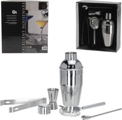 Produktbild von 5-teiliges Set für Cocktails und Drinks - mit Shaker