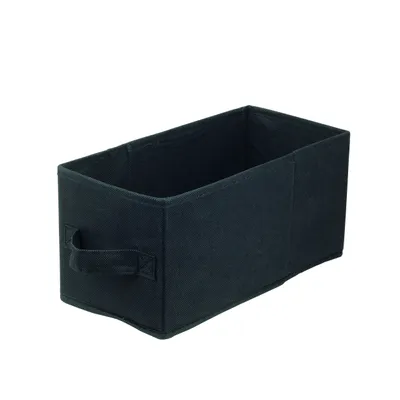 Produktbild von Lavita Storage Box | faltbare Aufbewahrung Boxen 15 x 31 x 15 cm | Schubladen-Organizer Box| Ordnungssysteme für Kleidung | Kleideraufbewahrung & Organisation | Schwarz | 1 stück