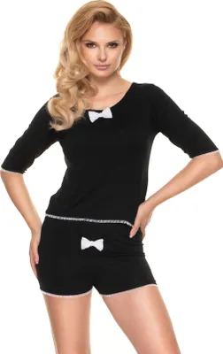 Produktbild von PeeKaBoo Pyjamas für Frauen Wilderness schwarz S/M