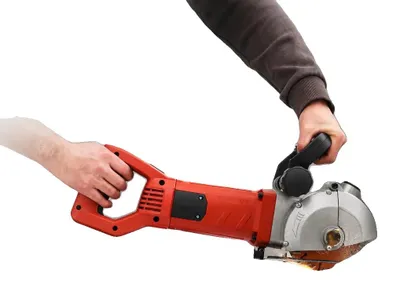 Produktbild von Wandnutfräse, 4800W Leistung, 6200RPM Geschwindigkeit, 5 Klingen, einstellbare Tiefe & Breite, Laserführung