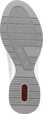 Produktbild von Rieker Damen Sneaker Metallic Reißverschluss Keilabsatz N4316, Größe:37 EU, Farbe:Beige