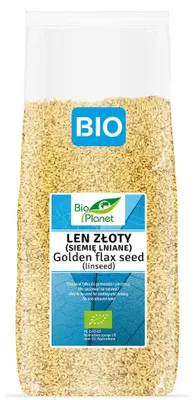 LEN ZŁOTY (SIEMIĘ LNIANE) BIO 1 kg - BIO PLANET