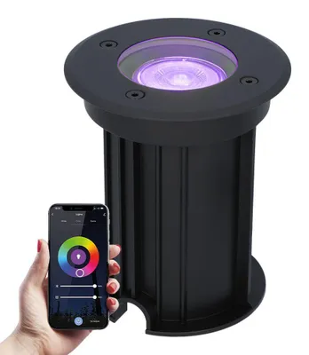 Produktbild von hoftronicsmart LED Bodeneinbaustrahler 5,5W RGBWW IP67 Schwarz