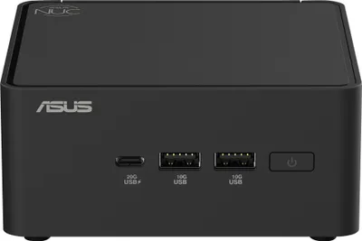 Produktbild von ASUS NUC 15 Pro Tall Kit - Barebone - Mini-PC - 1 x Core Ultra 5 210H / 2.2 GHz - RAM 0 GB - Intel Graphics - Wi-Fi 6, Wi-Fi 7, Bluetooth - WLAN: 802.11a/b/g/n/ac/ax/be, Bluetooth 5.4 - Schwarz