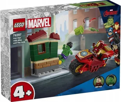 Obrázek produktu pro 76287 - LEGO Super Heroes - Iron Man s motorkou a Hulkem