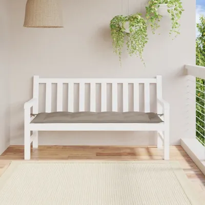 Produktbild von "2026 Promotion" Gartenbank-Auflage Taupe 150x50x7 cm Oxford-Gewebe - Gartenmöbelauflagen CC21981