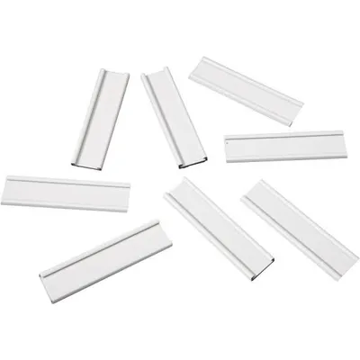 Produktbild von Planrecord 848408 Magnetschiene - 60 x 15 mm, 8 Stück, weiß