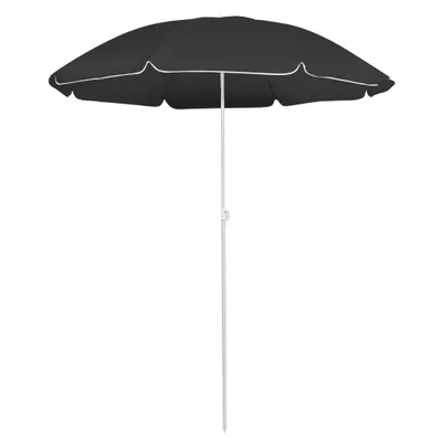 Zdjęcie produktu dla vidaXL Parasol ze stalowym drążkiem antracyt 180 cm