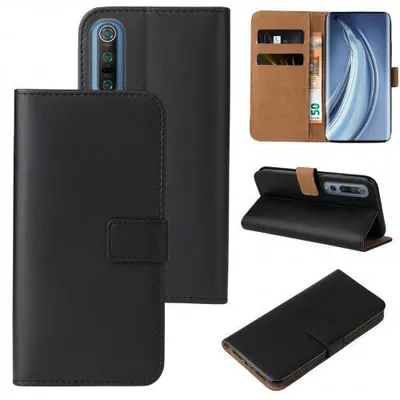 Produktbild von Kunstleder Flip-Hülle für Xiaomi - Farbe: Schwarz - Modellkompatibilität: Für Xiaomi Mi 10 Pro