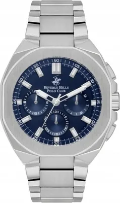 Produktbild von Herrenuhr BEVERLY HILLS BP3537X.390 in Marineblau - ein modisches Geschenk.
