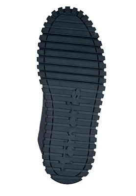 Produktbild von Tamaris Damen High-Top Sneaker Stiefelette Leder Schnürung Profilsohle 1-25206-43, Größe:38 EU, Farbe:Blau