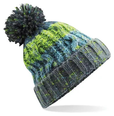 Image de Bonnet à pompon Beechfield pour femme FK1437 (taille unique) (gris clair)