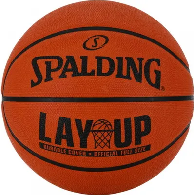 Image de Spalding Layup Ball 83729Z, Unisexe, Basketball, Orange, Taille : 7 EU