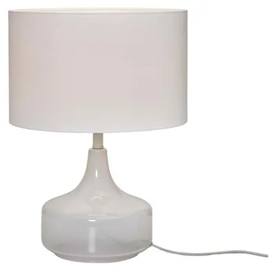 Immagine prodotto di si tratta di RoMi - Lampada da tavolo Reykjavik - Bianco - Ø32cm Lampada da tavolo - Lampada da comodino, soggiorno, camera da letto
