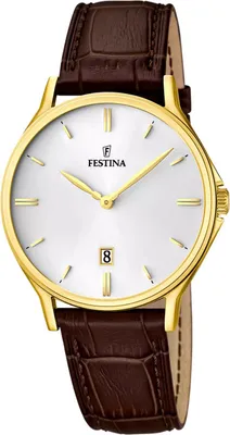 Produktbild von Festina Klassik Herren Armbanduhr Klassik Leder F16747/1
