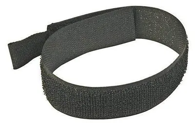 Produktbild von 10er-Packung 300 mm schwarze Klettverschlüsse