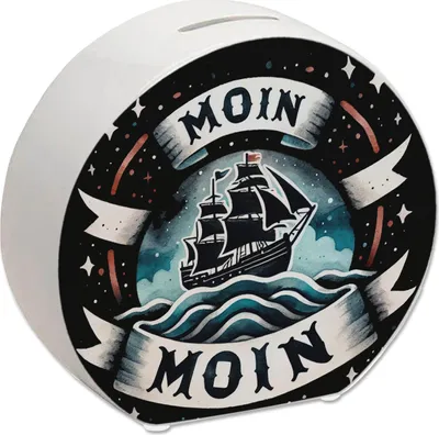 Produktbild von Segelschiff Moin Moin Spardose