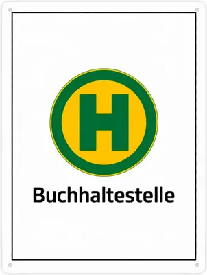 Produktbild von Haltestelle Metallschild XXL in 28x38 cm - Buchhaltestelle für Leseratten und