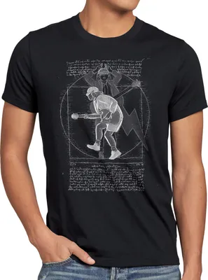 Produktbild von style3 Vitruvianischer Angus Herren T-Shirt young hard rock vinci