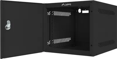 Produktbild von Lanberg szafa wisząca rack 10" 4U/280X310 drzwi metalowe czarne
