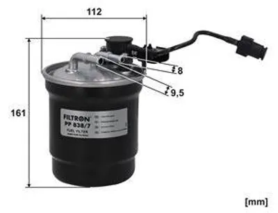 Produktbild von Kraftstofffilter FILTRON PP 838/7 für FORD Focus Mk4 Turnier (HP) Leitungsfilter